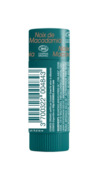 Stick à lèvres Noix de macadamia certifié BIO 360 view